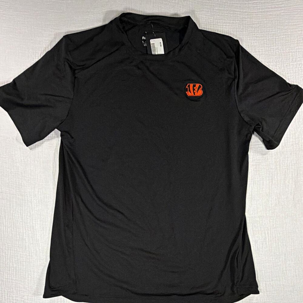 Fanatics Cincinnati Bengals NFL Shirt Black Orange Size Men’s L Licensed